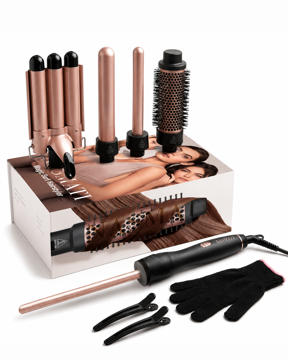 Nasmati™ 5-In-1 Magic Hair Curler