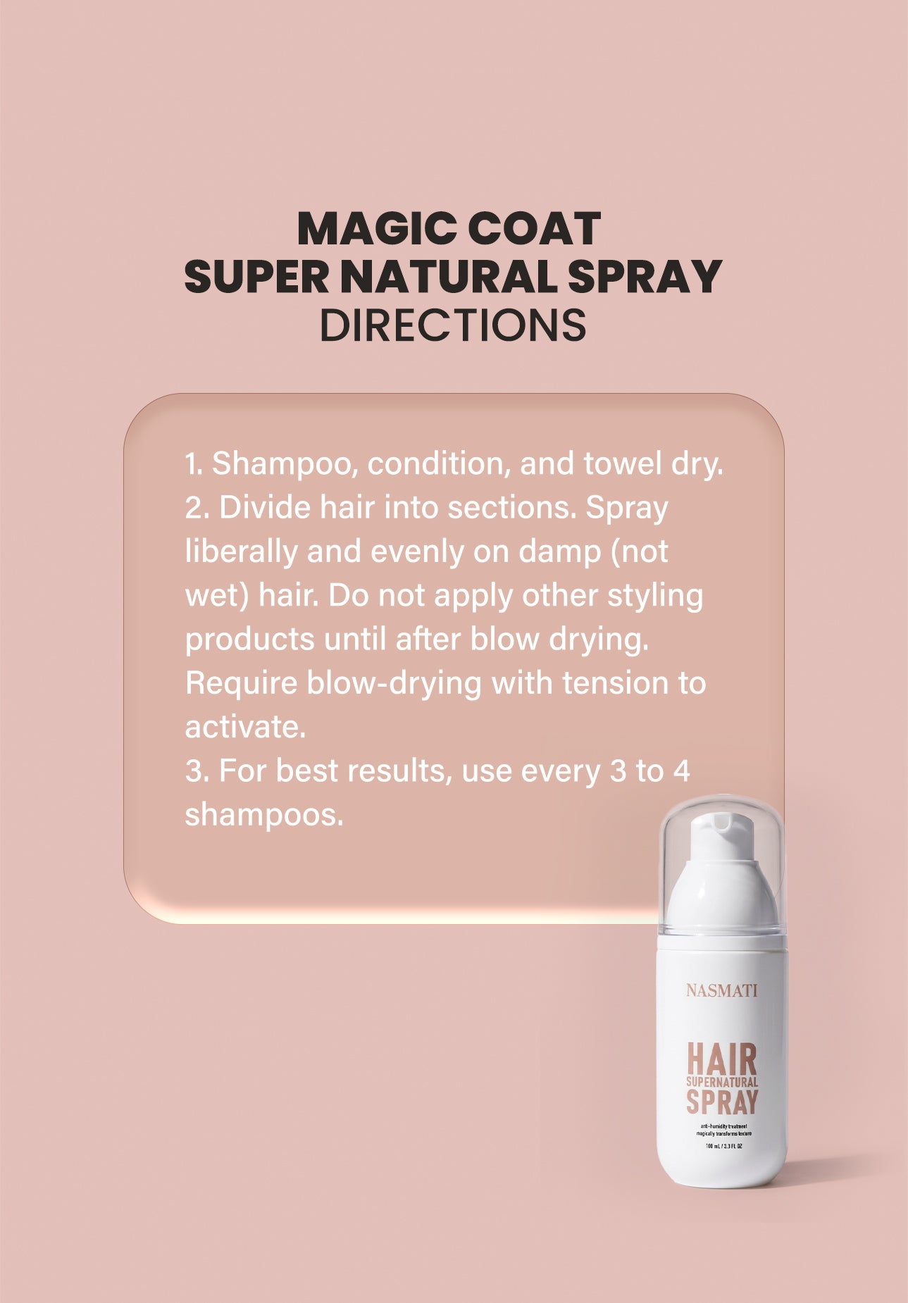 Nasmati™ Supernatural Anti-Frizz Humidity-Proof Supercoat