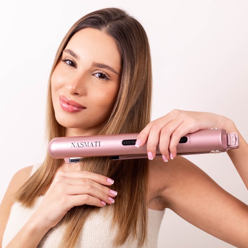 Wireless hair straightener for effortless styling