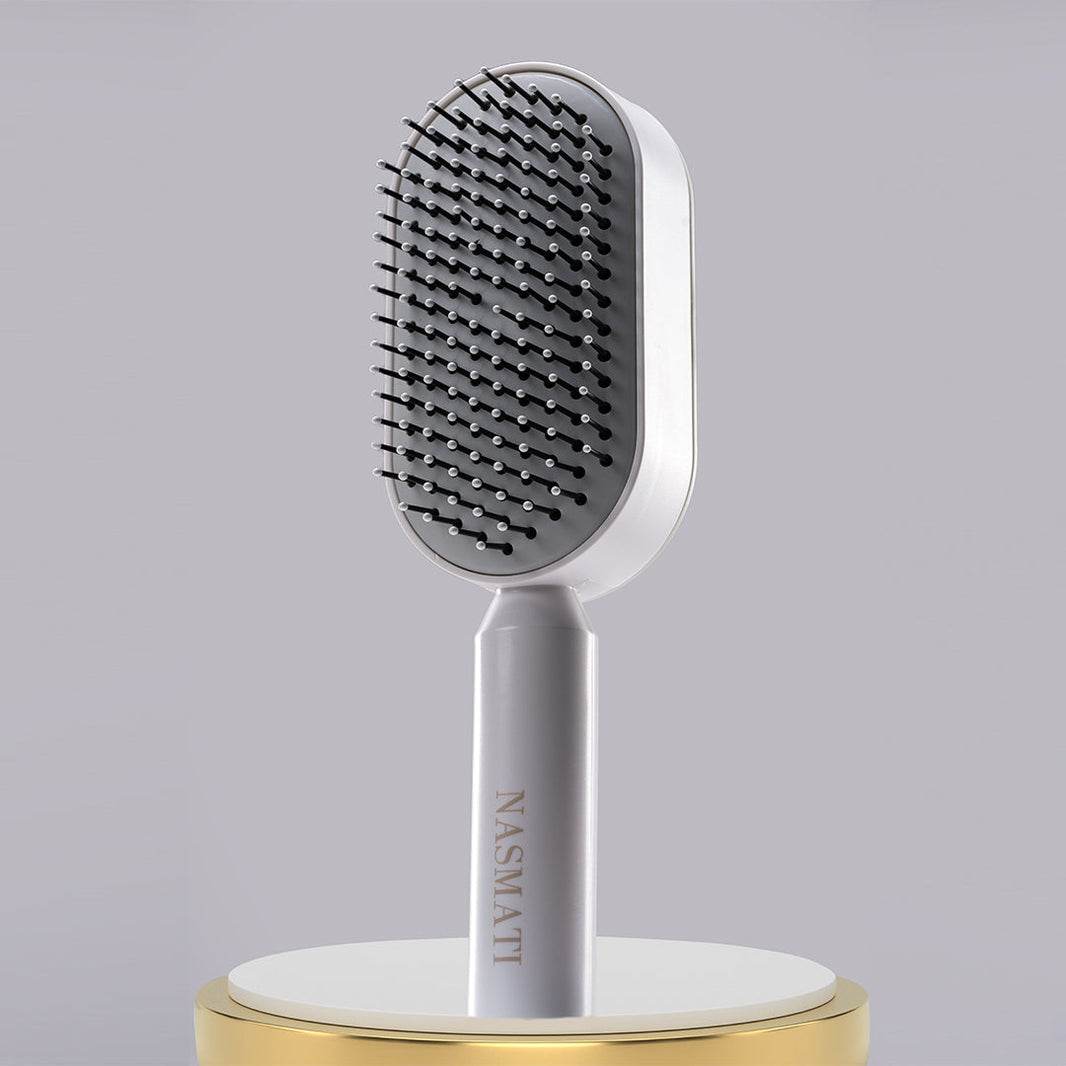 Best Brush for Hair Fall and Daily Styling – Nasmati’s Self-Cleaning Tool