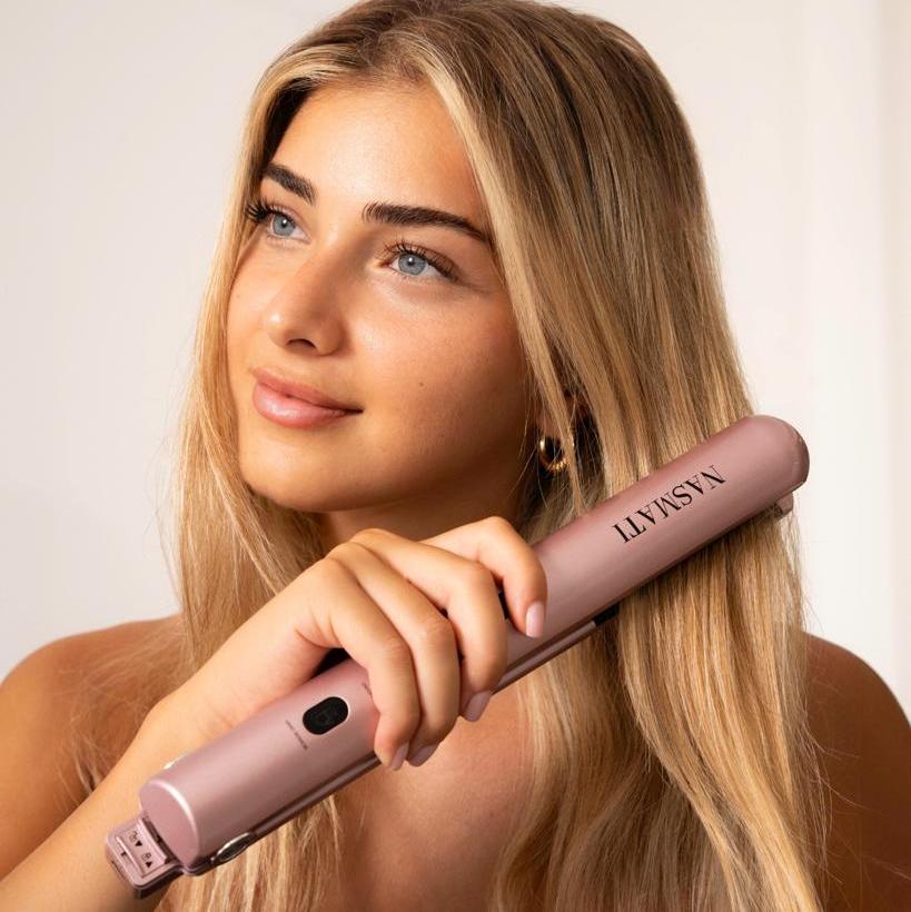Nasmati wireless hair straightener