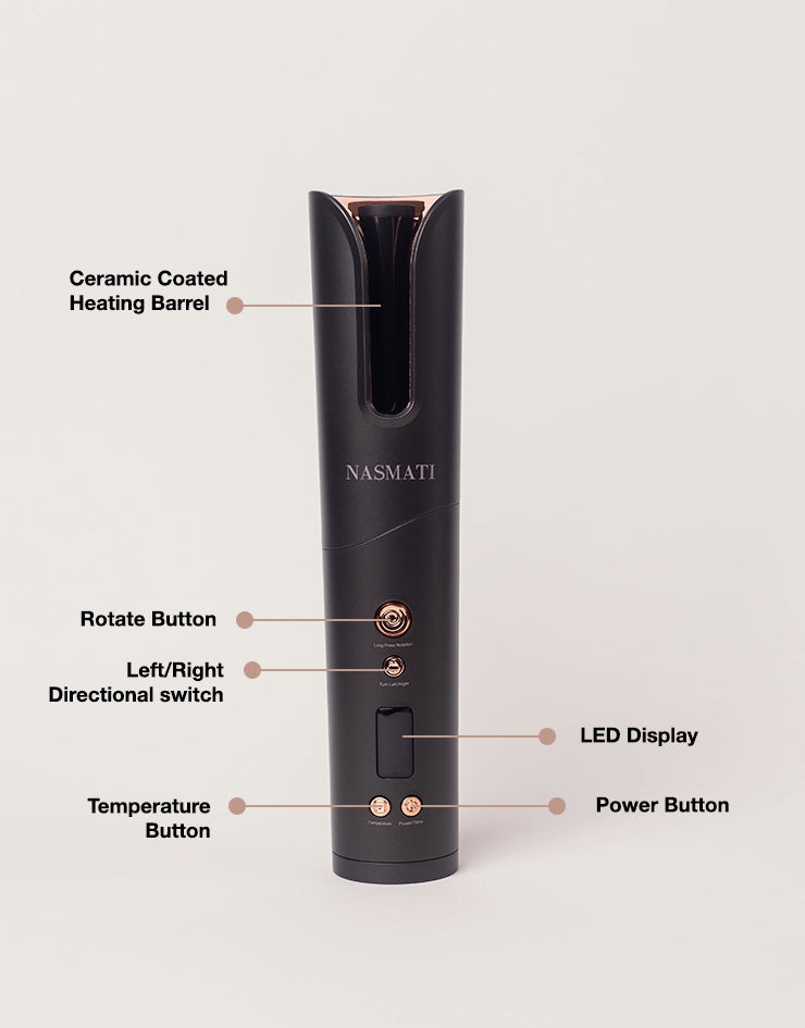 Nasmati™ Cordless Hair Curler Pro