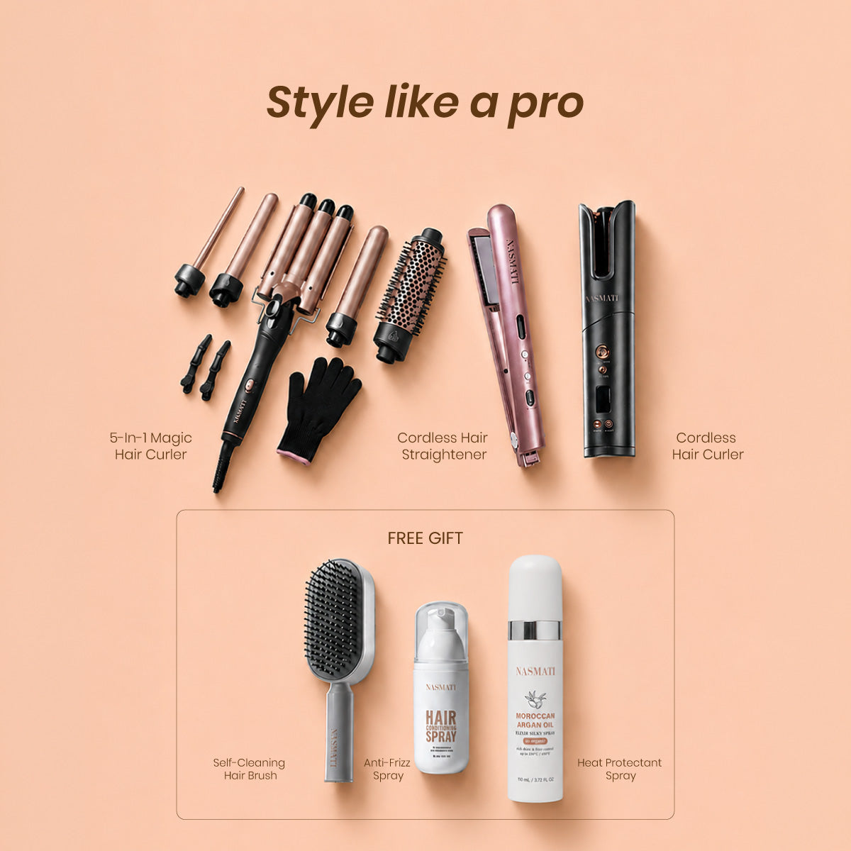 Style Like A Pro ( 3 Free Gifts )