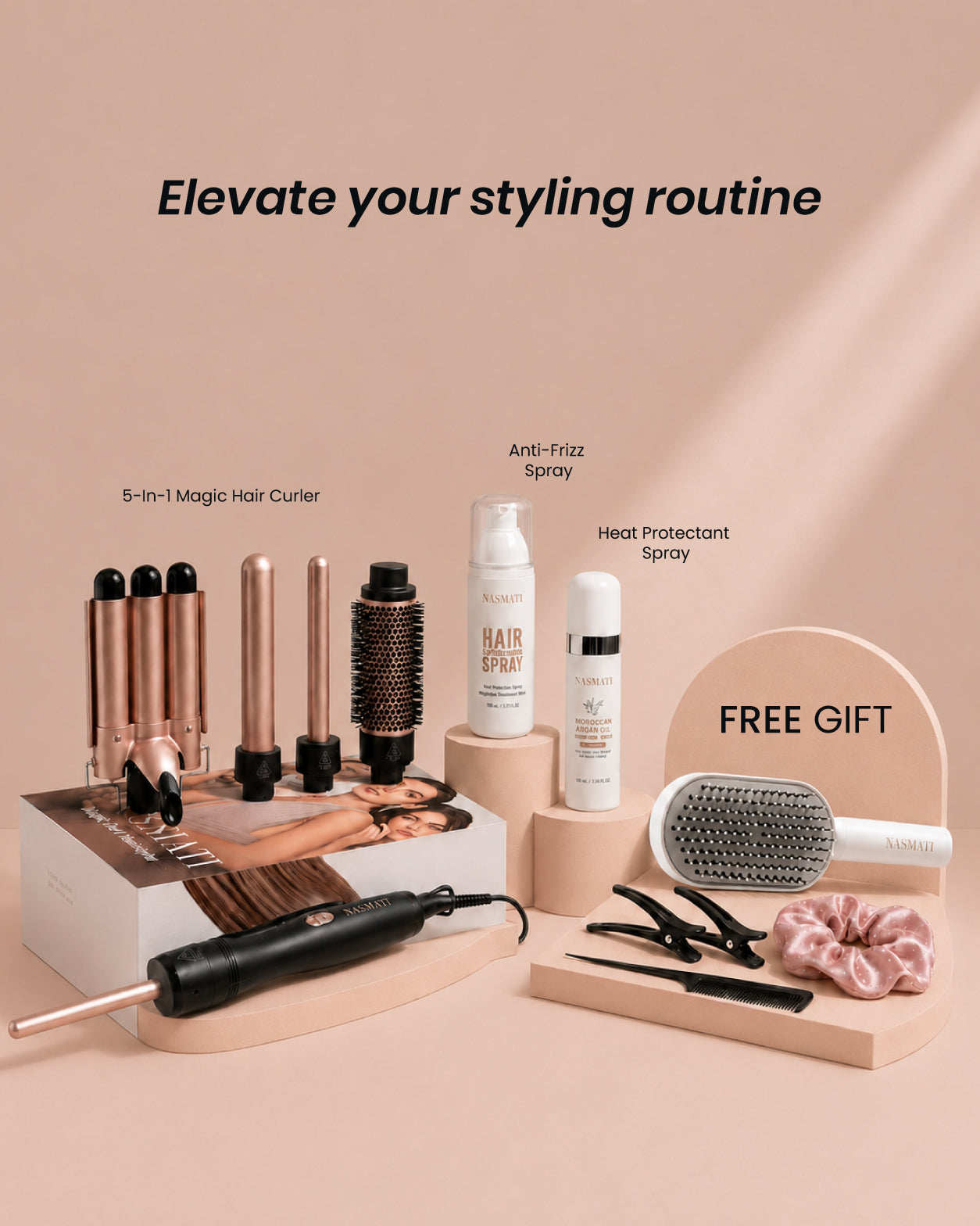 Elevate Your Styling Routine ( 4 Free Gifts )