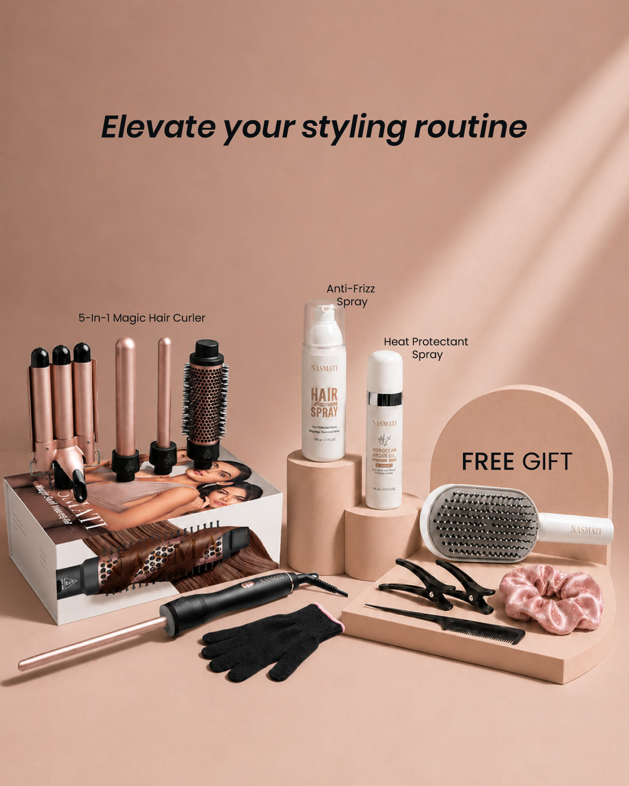 Elevate Your Styling Routine ( 4 Free Gifts )
