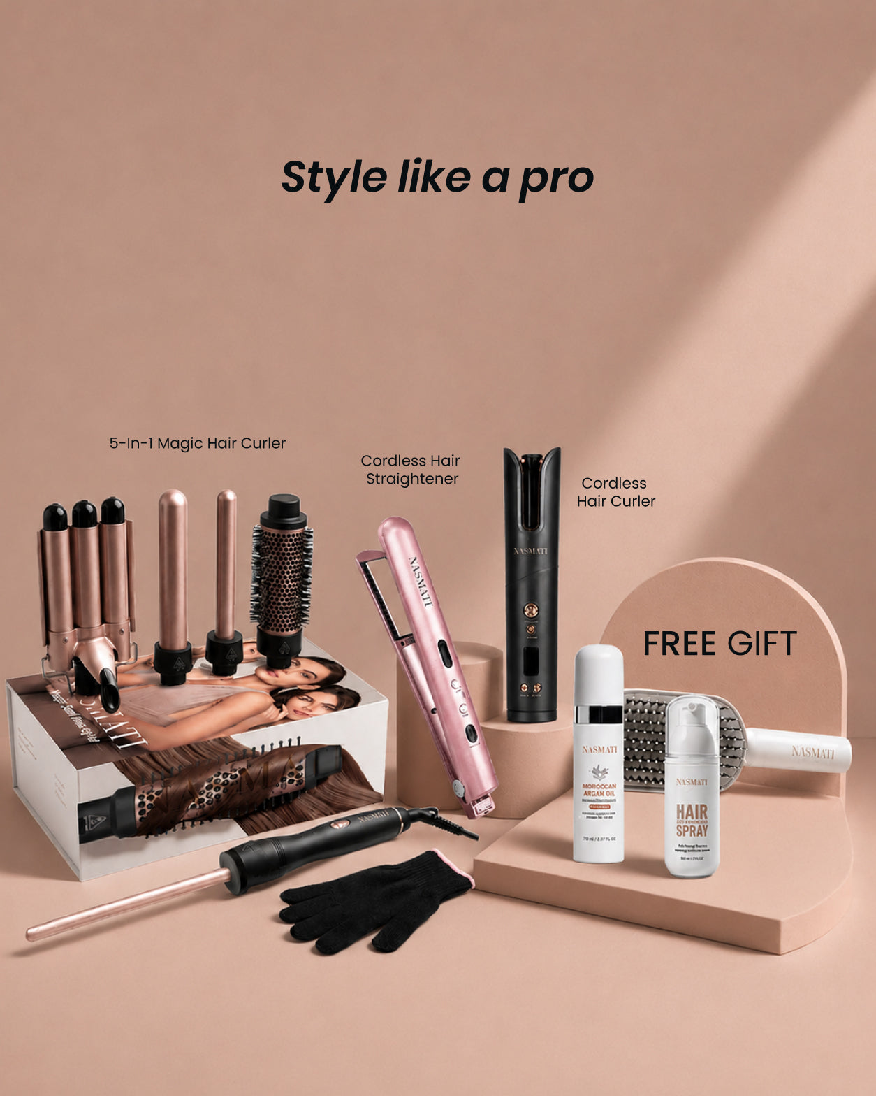 Style Like A Pro ( 3 Free Gifts )