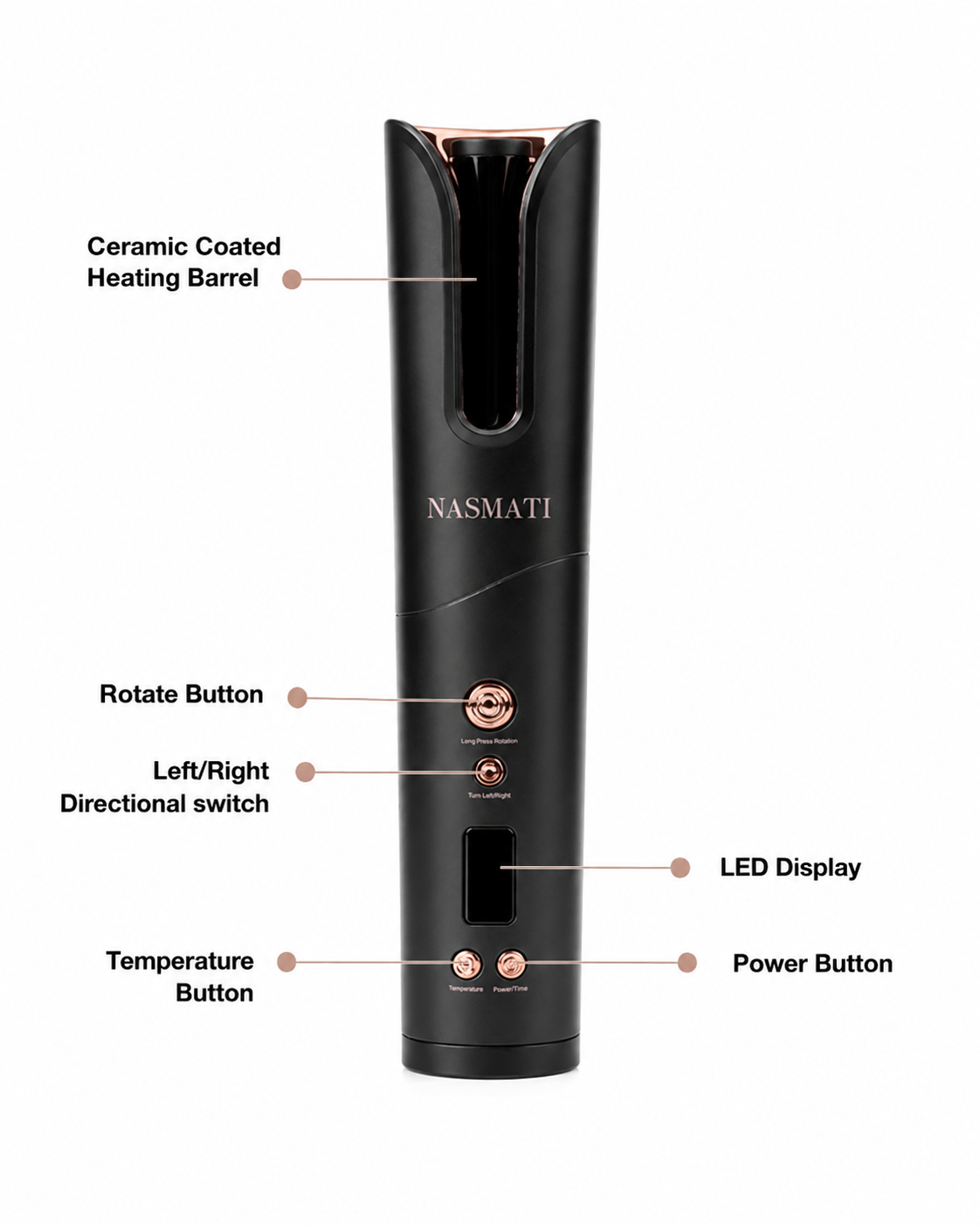Nasmati™ Cordless Hair Curler Pro