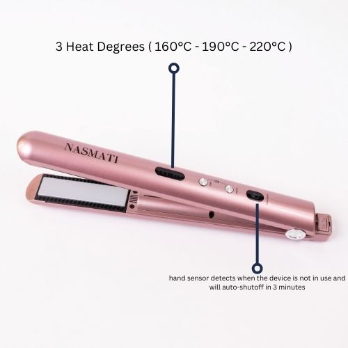 Different heat temperatures with a hand sensor to avoid burning