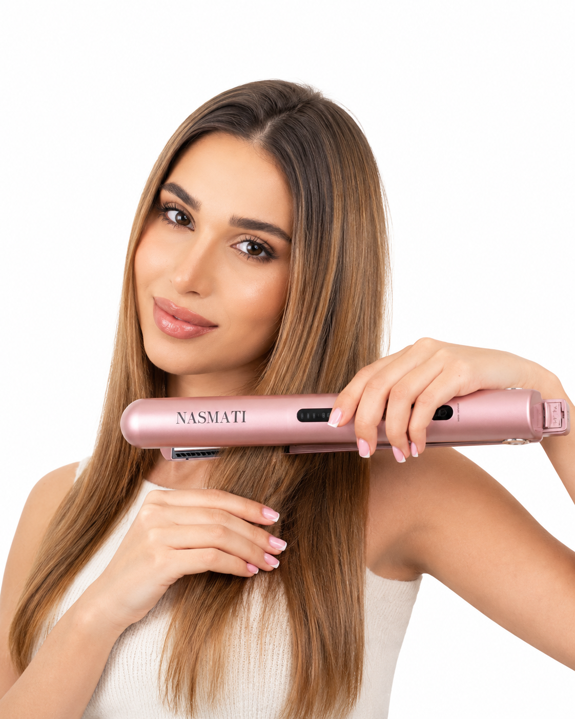 Nasmati™ Cordless Comb Hair Straightener