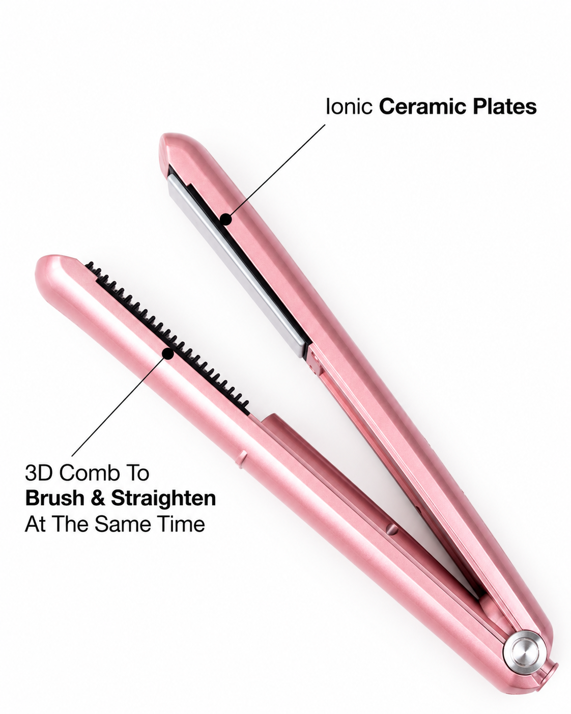 Nasmati™ Cordless Comb Hair Straightener