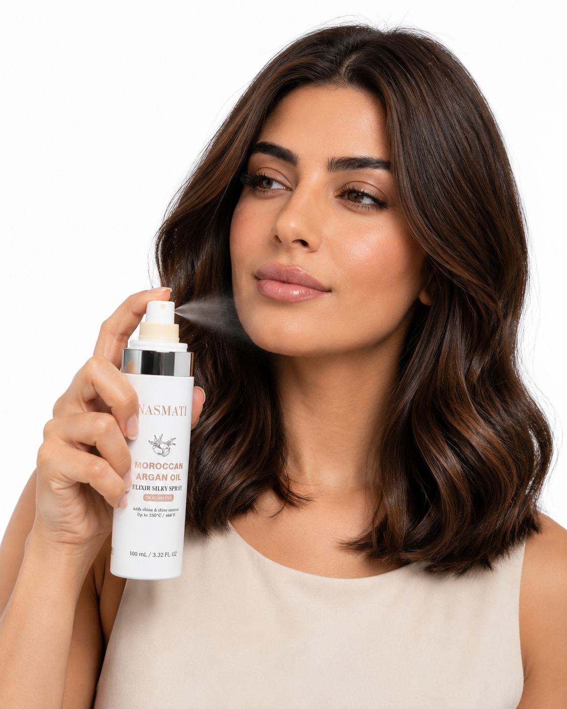 Nasmati™ MoroccanArgan Oil Heat Protectant Spray
